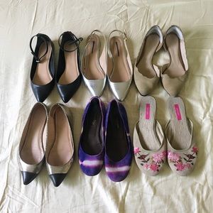 SHOE LOT size 6 Loeffler Randall Report J Crew